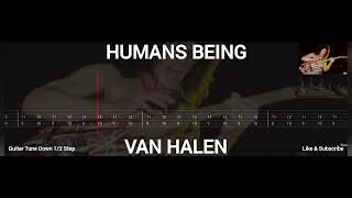 VAN HALEN  HUMANS BEING  TAB GUITAR [upl. by Jourdain840]