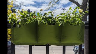 JARDINIÈRE DE BALCON POUR FINES HERBES ET FLEURS [upl. by Eladroc48]