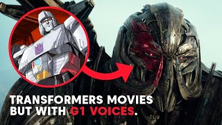 Transformers Movies But With G1 VOICES [upl. by Yelehsa]