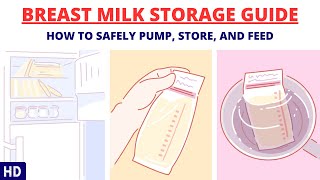 How to Safely Store Your Liquid Gold Breast Milk Storage Guide [upl. by Yenaiv971]