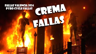 Crema Fallas 2024 Las fallas Valencia [upl. by Leik]