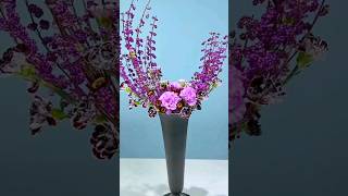 basic shape of entrylevel flower arrangement crescentshaped 花arrag floral art satisfying [upl. by Fabrin]