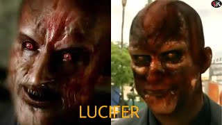 Lucifer All True Forms Season 13 HD Lucifer Devil Form [upl. by Llednol]