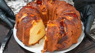 Easy Peach Cobbler Pound Cake Recipe [upl. by Galligan787]