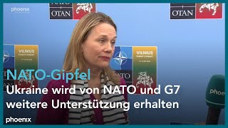 NATOGipfel Interview mit Julianne Smith NATOBotschafterin der USA [upl. by Ainirtac410]