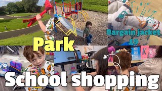 Park school shopping and a little bit of painting the hall diy  daily life [upl. by Azelea191]