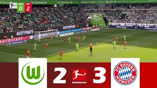 VfL Wolfsburg vs FC Bayern München 23  Bundesliga 202425  Match Highlights [upl. by Cordell]