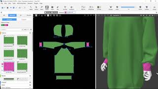 Applying materials to garments with Browzwear [upl. by Ecniuq]