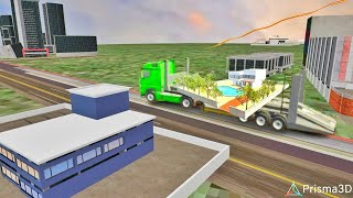 I build a house on a truck 🚚 indian bike driving 3d [upl. by Meingoldas]