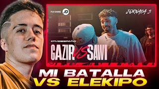 GAZIR reacciona a su BATALLA VS SAWI ELEKIPO en FMS ESPAÑA 🇪🇸 [upl. by Judah43]