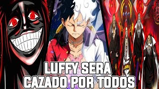 LOS CABALLEROS SAGRADOS Y ALMIRANTES VAN POR LUFFY  LA BATALLA DE LUFFY CONTRA IM SAMA COMIENZA [upl. by Alliuqat]