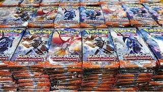 Burning Shadows 1000 Booster Pack Pokemon Opening [upl. by Gilroy]