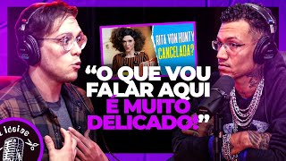 O QUE VOU FALAR AQUI É DELICADO RITA VON HUNTY  Cortes Az Ideias Podcast [upl. by Deraj]