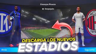 COMO DESCARGAR LOS NUEVOS ESTADIOS EFOOTBALL MOBILE [upl. by Bradleigh90]