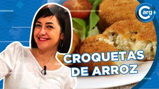 CÓMO SE HACEN LAS CROQUETAS DE ARROZ [upl. by Ia]