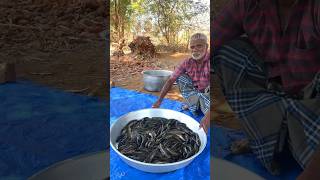 River Fish Fry  Snakehead Fish Cleaning and cooking  Food fun village shorts [upl. by Adnilg574]