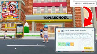 FREE GIFT FOR ALL PLAYER LIVETOPIA PARTY amp GO TO SCHOOL [upl. by Eneloj875]