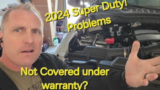 2024 Ford Super Duty F250 tremor Problemsnot covered under warranty Whaaaaat [upl. by Atileda]