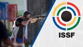 Double Trap Men Finals  ISSF World Cup in all events 2014 Munich GER [upl. by Bride]