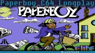 Paperboy C64 Longplay 125 Full Playthrough  Walkthrough no commentary c64 retrogaming [upl. by Kallista]