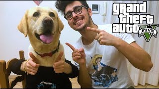 GTA 5 MOD VITA REALE DA CALCIATORE ⚽  IO E IL MIO CANE GIOCHIAMO ALLA VITA REALE INSIEME [upl. by Rosenberg]