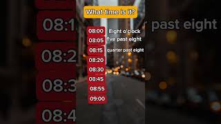 What time is it Telling the time in English english letstalkenglish shorts trending [upl. by Landahl944]