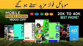 Prices Alert  Infinix Mobile Prices in Pakistan 15012024 ⚡ Mobile Phone Prices Down In Pakistan [upl. by Eelnodnarb616]