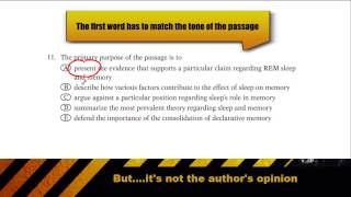 Reading Comprehension Recognizing the Authors Opinion [upl. by Leno465]