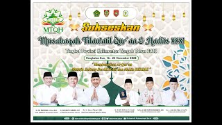 LIVE FINAL CABANG SENI BACA ALQURAN GOLONGAN DEWASA MTQH XXXI TINGKAT PROVINSI KALTENG 2023 [upl. by Calysta]