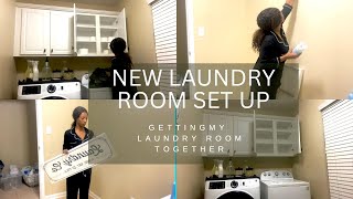 New Home Update  New Laundry Room Setup [upl. by Shellie]