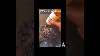 How to do comb Coils ❤️ locjourney haircare locs starterlocs combcoils combtwists [upl. by Aneleh]