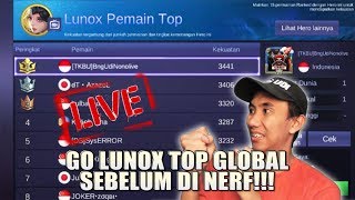 BANGUN TIDUR KU TERUS ML TIDAK LUPA JADI TOP LUNOX [upl. by Jenesia]