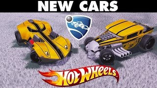 Rocket League  New Hot Wheels Cars Gameplay Twin Mill III amp Bone Shaker [upl. by Ahsekram46]