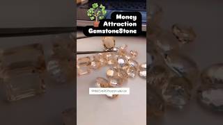 Citrine Sunela Stone benefits in Hindi  Money Attration Stone  gemstone citrine rashistone [upl. by Adekam]