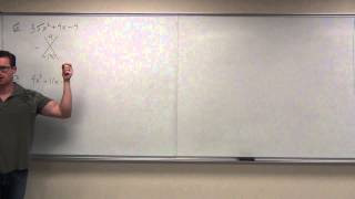 Intermediate Algebra Lecture 64 Factoring Polynomials Trinomials in General [upl. by Etakyram]