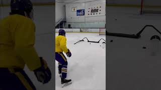 Ice hockey shooting drills [upl. by Narmi]