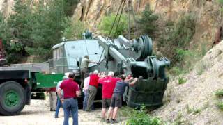 Seilbagger in Dossenheim abladen 2 [upl. by Zurn181]