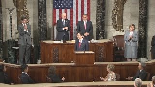 『希望の同盟へ』米国連邦議会上下両院合同会議 安倍総理演説－平成27年4月29日 [upl. by Saint]