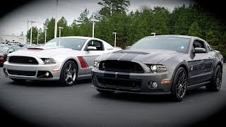 Shelby GT500 vs Roush Stage 3 Review Comparison [upl. by Barbra]