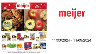 Meijer Weekly Ad US  11032024  11092024 [upl. by Horton959]