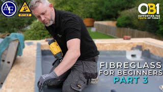 How To Install GRP  Fibreglass Flat Roof Part 3 [upl. by Eimac]