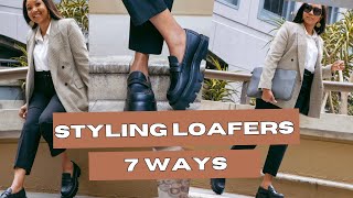 How to style loafers  Dressy amp Casual Outfit ideas [upl. by Ursa]