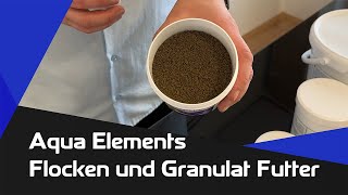 Das Flocken und Granulat Futter von AquaPerfekt [upl. by Nomihs]