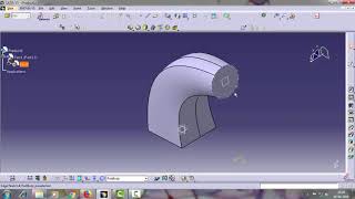 Tutorial Catia V5How To Use quotRemoved Multi Section Solid quot Tool [upl. by Eeniffar]