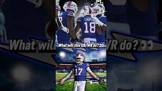 What will this QBWR combo achieve 👀😤 BuffaloBills nflhighlights [upl. by Niret]