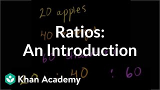 Introduction to ratios  Ratios proportions units and rates  PreAlgebra  Khan Academy [upl. by Mazlack]