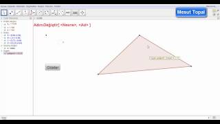 GeoGebra Dersleri Türkçe  AdınıDeğiştir   GeoGebra Tutorial [upl. by Naxela227]