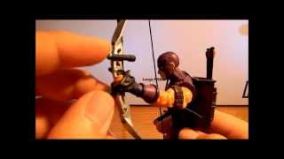 Marvel Legends Toybiz Hawkeye Review [upl. by Goldarina]