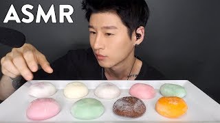 ASMR MOCHI ICE CREAM No Talking Soft Chewy Eating Sounds  Zach Choi ASMR [upl. by Elocin567]