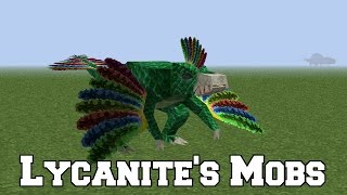 LYCANITES MOBS  MOD PARA MINECRAFT 1710  Review [upl. by Cohligan]